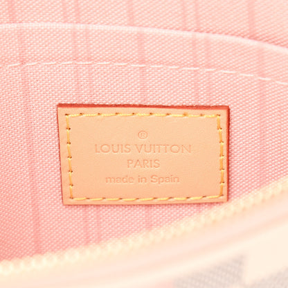 Louis Vuitton Damier Azur Tahitienne Neverfull MM GM Pochette 6 of 6