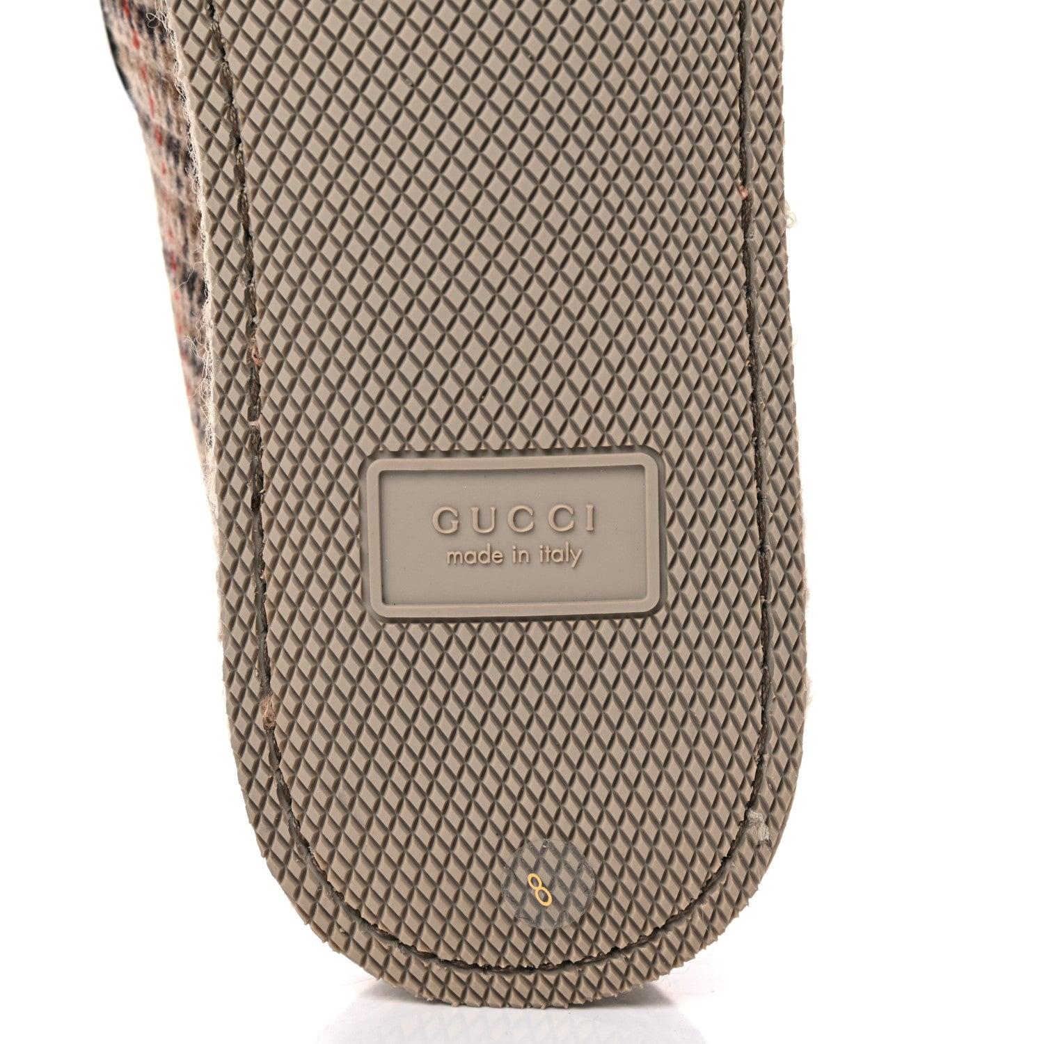 Gucci Wool Tweed Plaid Houndstooth Mens Fria Horsebit Loafers 8 Mahogany Black 6 of 8