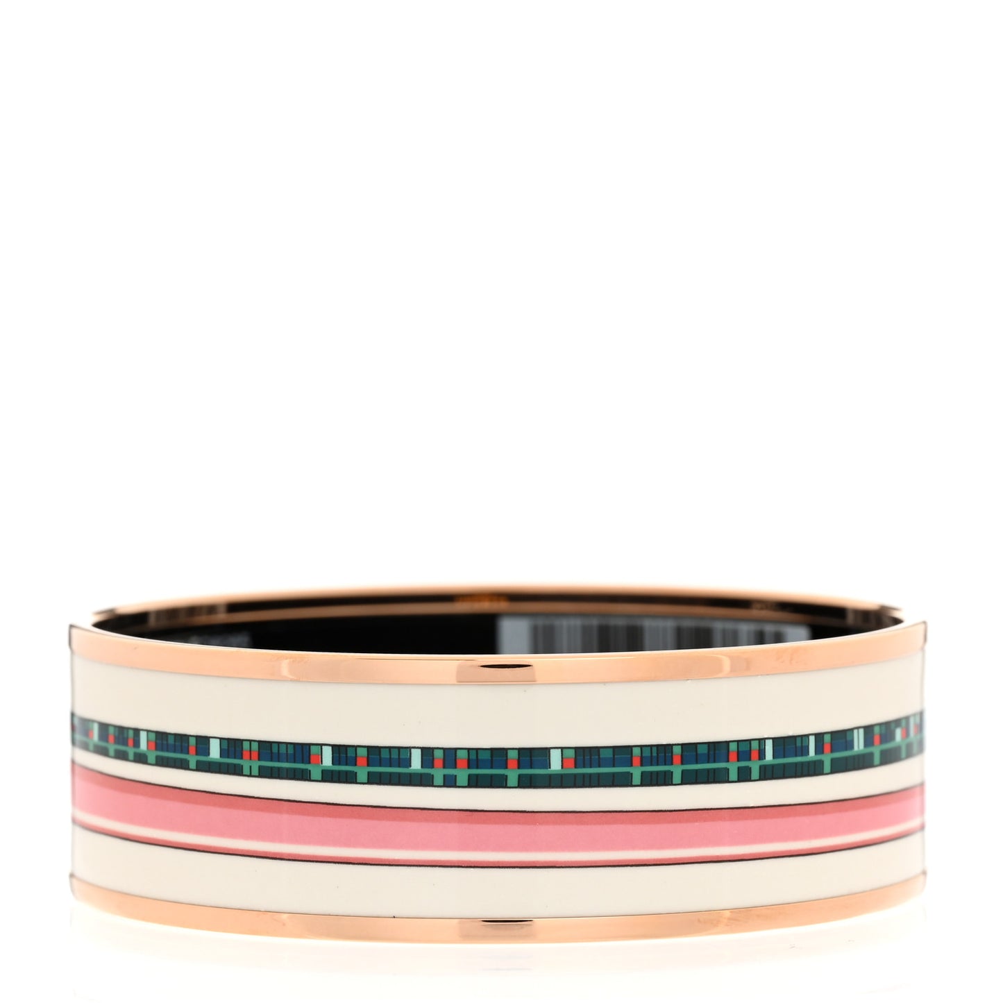 Enamel Printed Wide Les Cannes Bracelet L Baroque