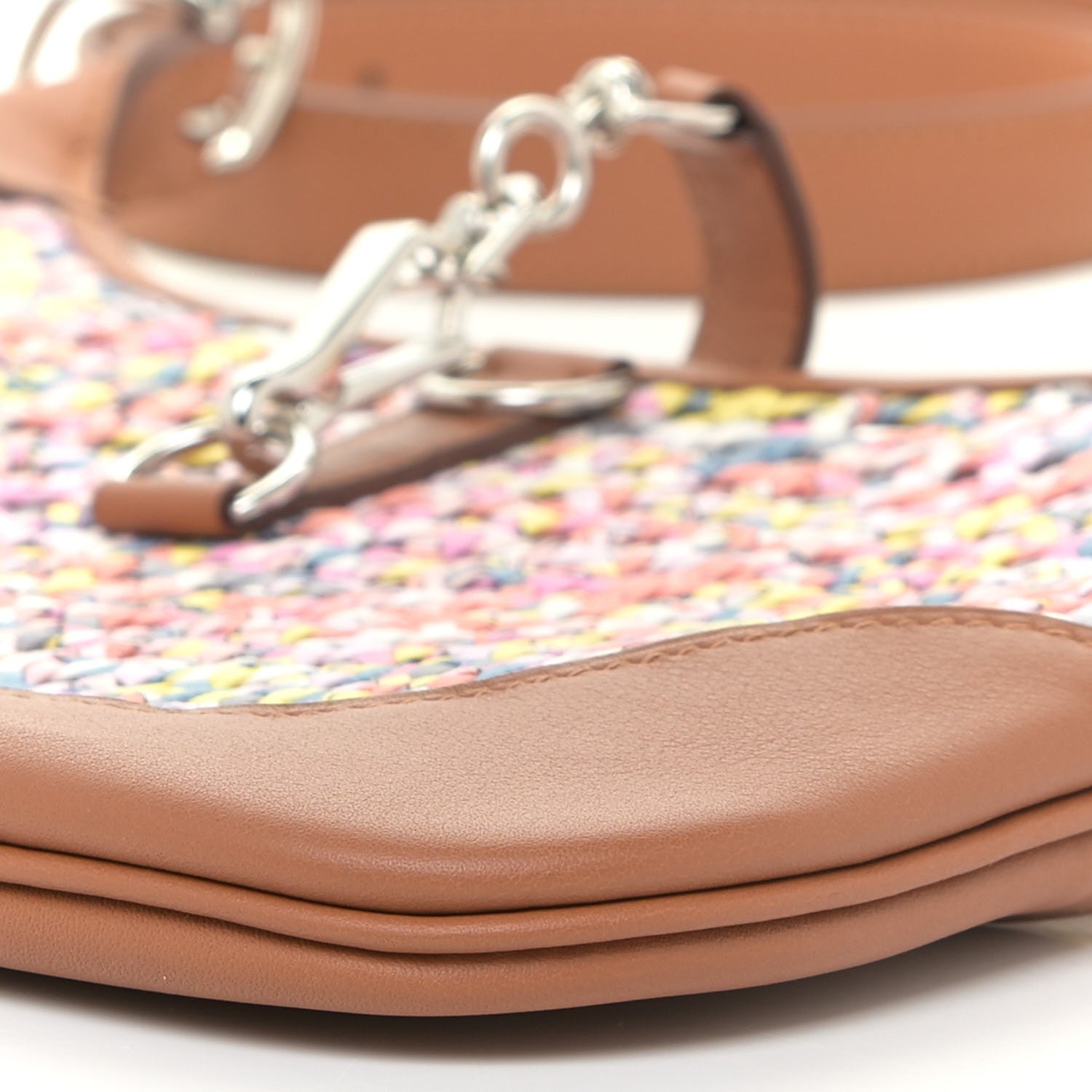 Hermes Swift Faubourg Rainbow Silky Trim 31 Multicolor Rose Sakura Gold 10 of 11