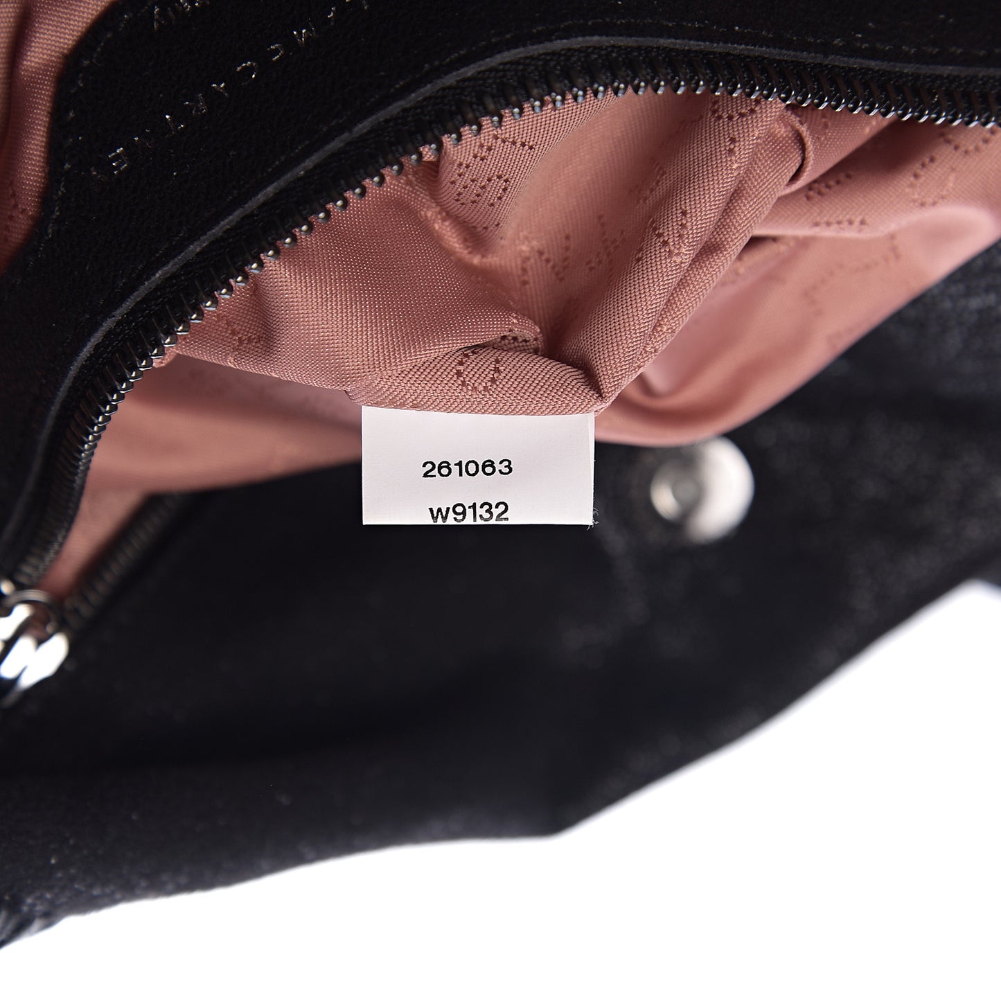 Shaggy Deer Small Falabella Tote Black