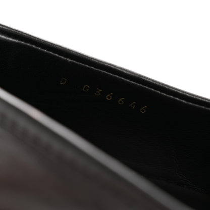 Chanel Lambskin Quilted CC Turnlock Loafers 38.5 Black 9 of 13