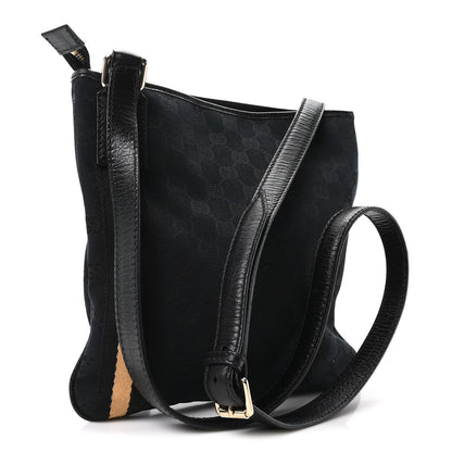 Gucci Monogram Jolicoeur Charms Messenger Bag Black 3 of 10