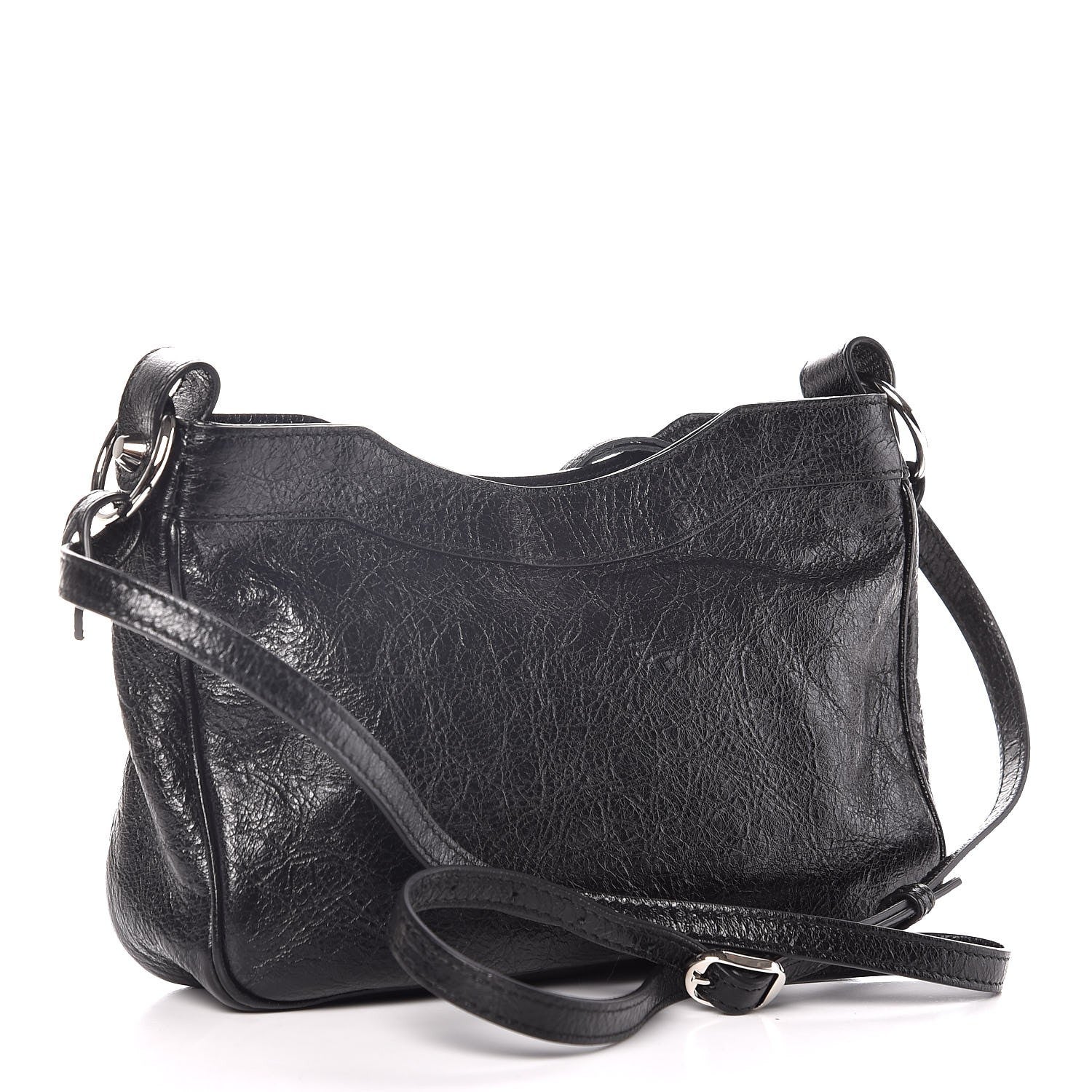 Balenciaga Agneau Classic Silver Hardware Hip Black 4 of 8