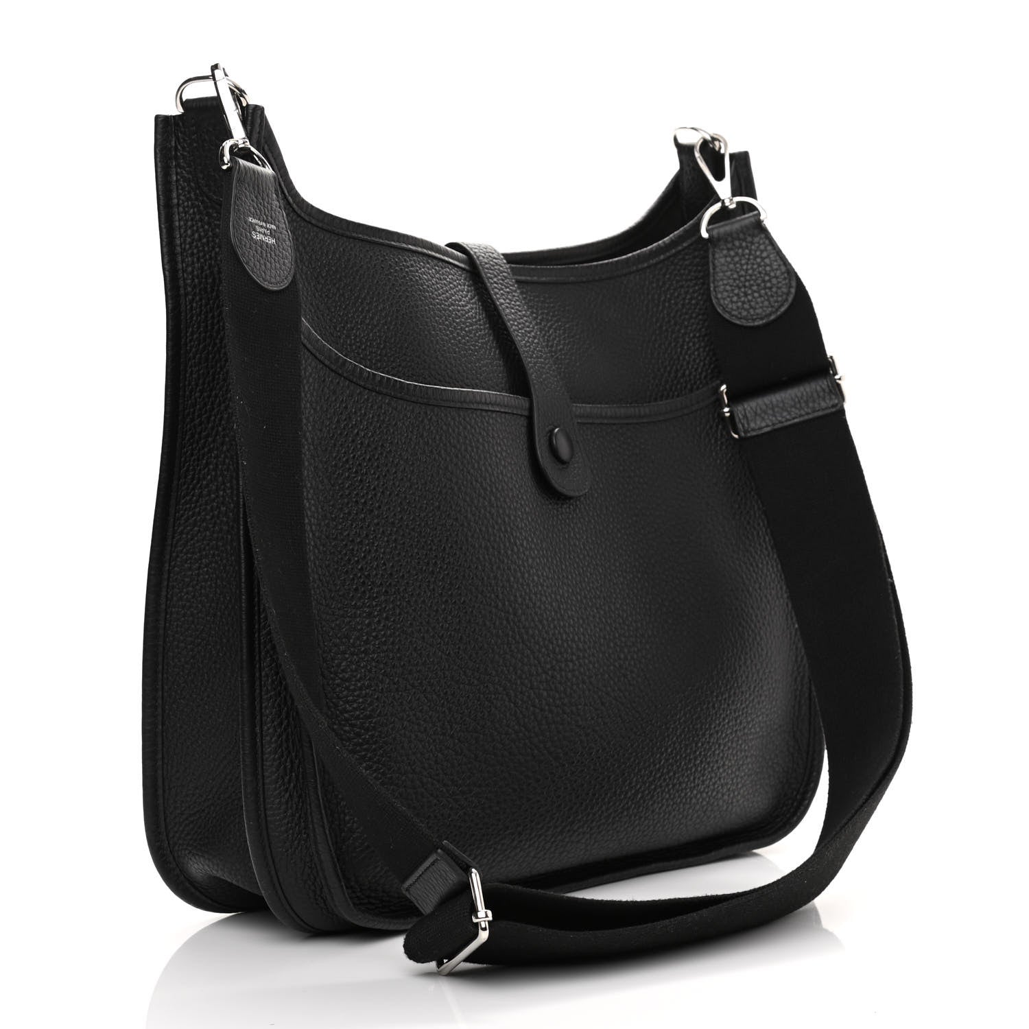 Hermes Taurillon Clemence Evelyne III GM Black 3 of 10