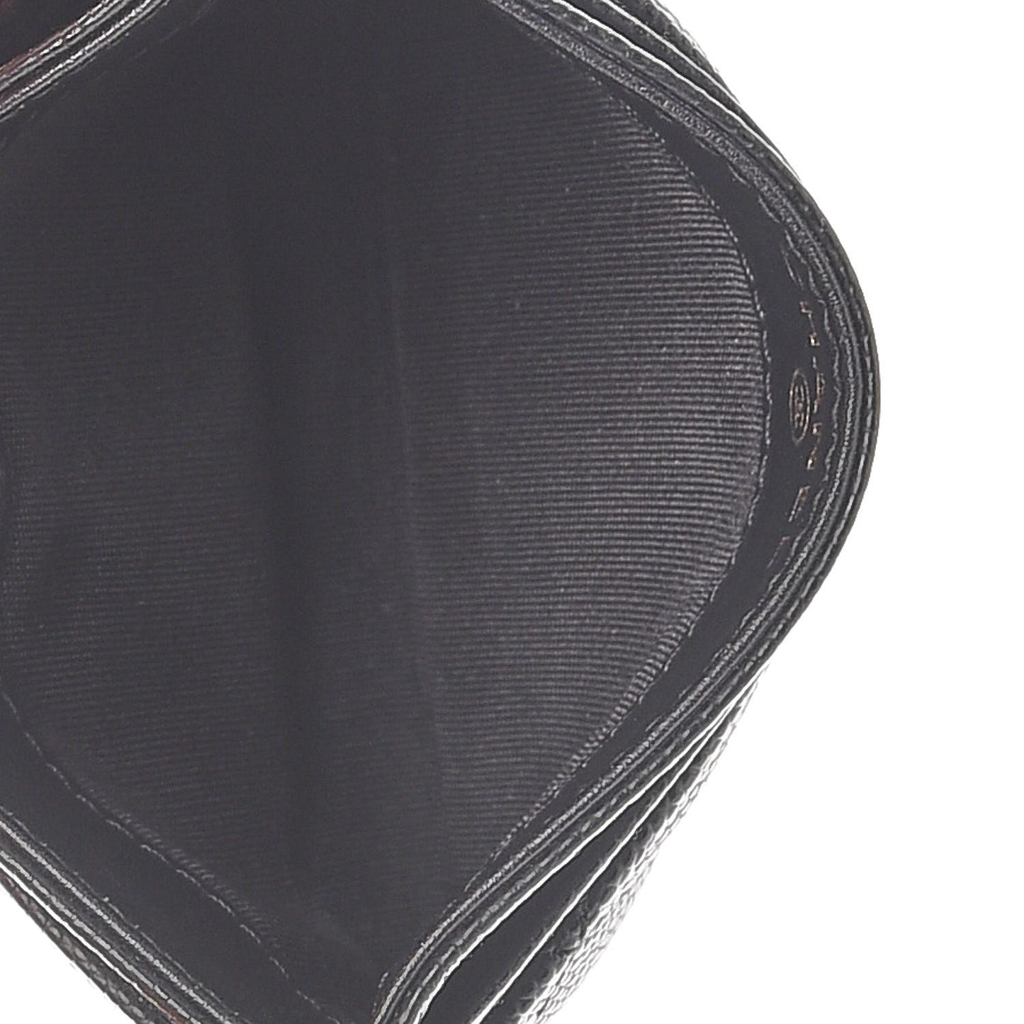Caviar Quilted Boy Card Holder Black