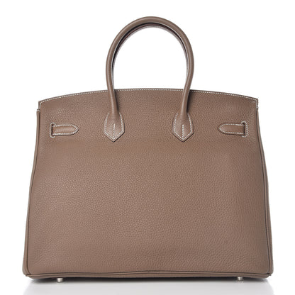 Hermes Togo Birkin 35 Etoupe 5 of 32