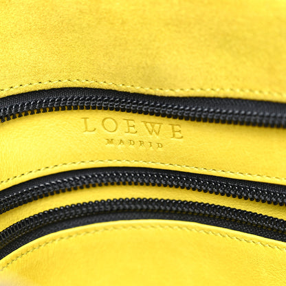 Loewe Suede Calfskin Amazona Yellow Black 6 of 11