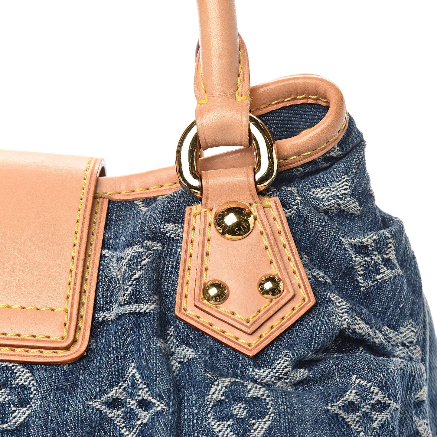 Monogram Denim Pleaty Blue