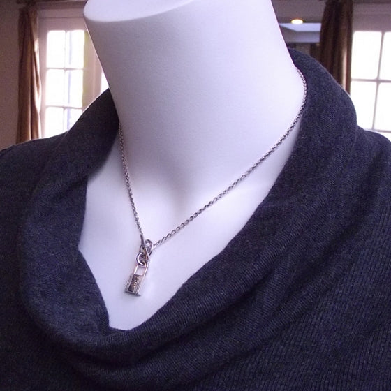 Mini Chaine Ancre Neckale Kelly Pendant Silver