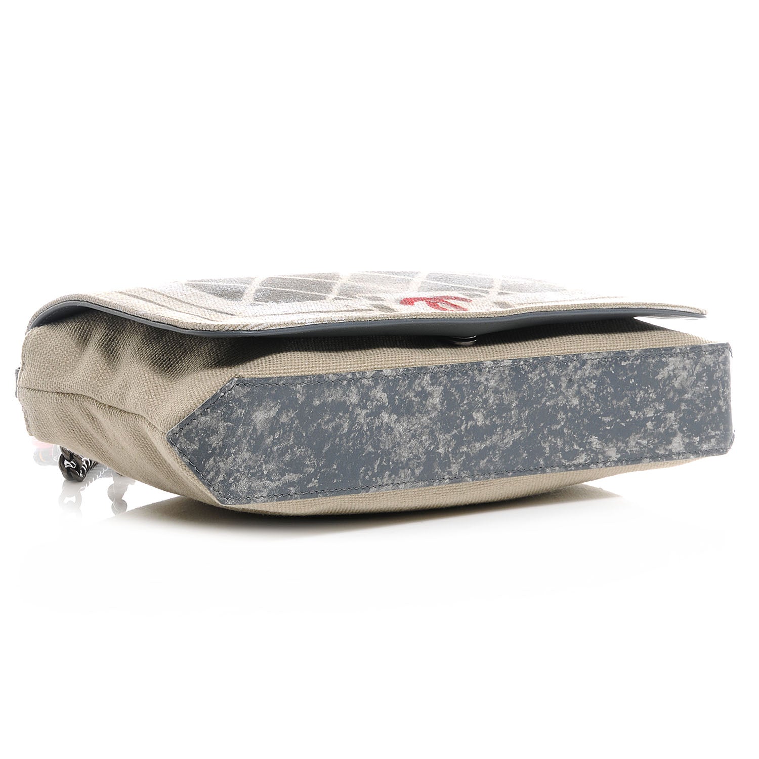Chanel Canvas Tromp L’Oeil Graffiti Oh My Boy Flap Beige 4 of 9