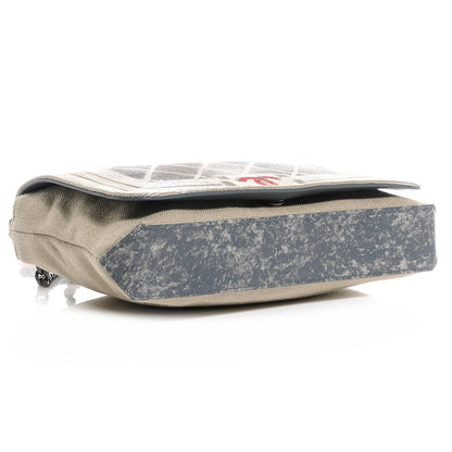 Chanel Canvas Tromp L’Oeil Graffiti Oh My Boy Flap Beige 4 of 9