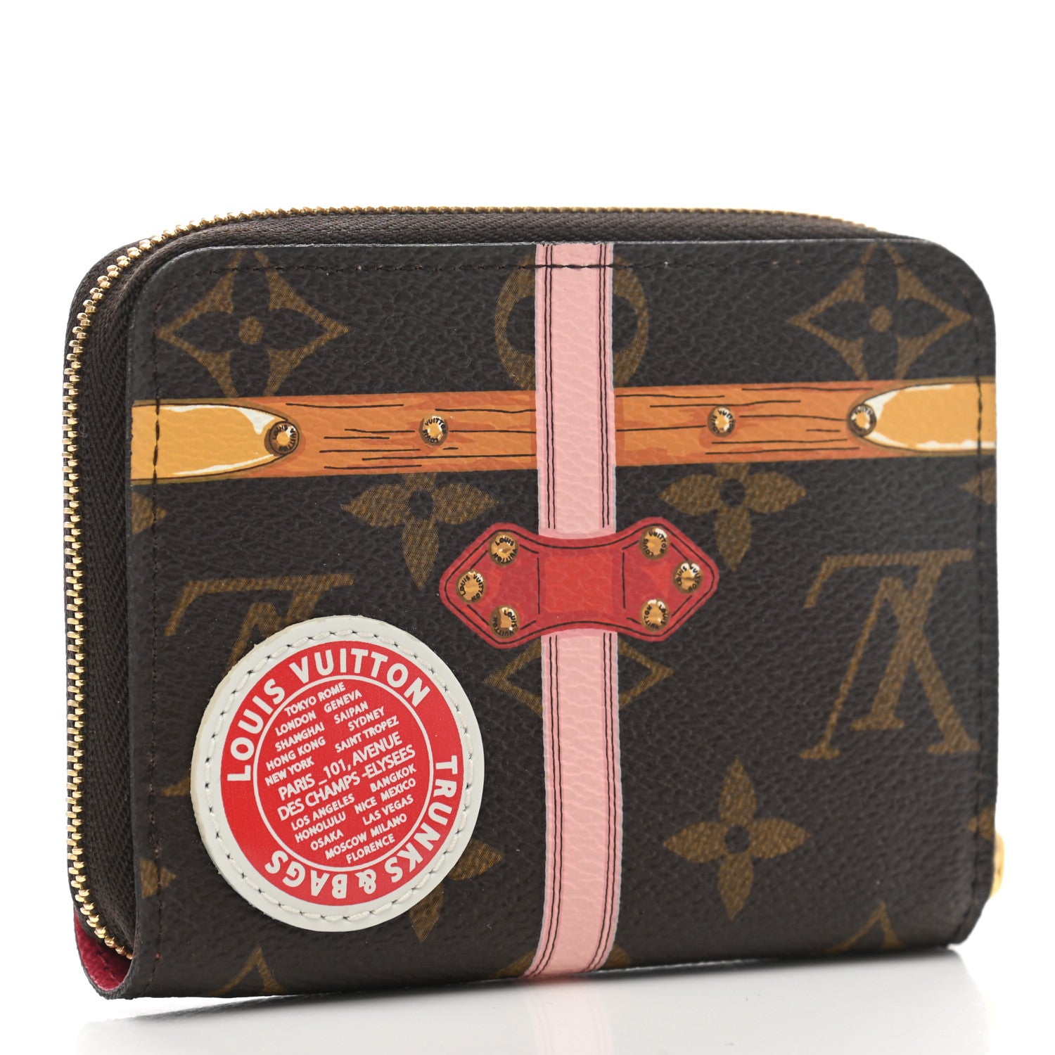 Louis Vuitton Monogram Summer Trunks Zippy Coin Purse 3 of 7