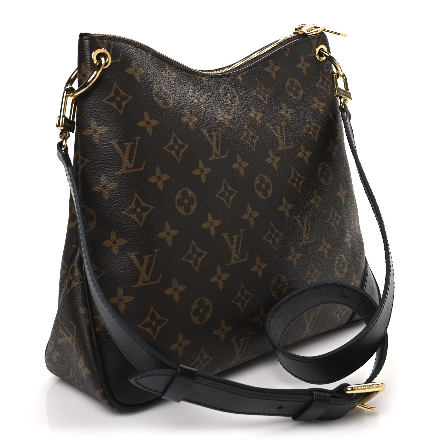 Louis Vuitton Monogram Odeon MM Black 3 of 10