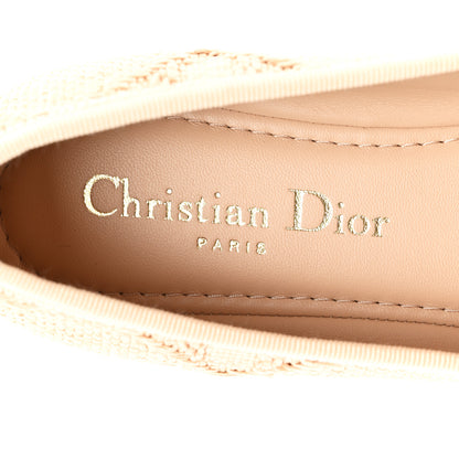 Christian Dior Raffia Cannage Ballet Flat 36.5 Straw 7 of 9