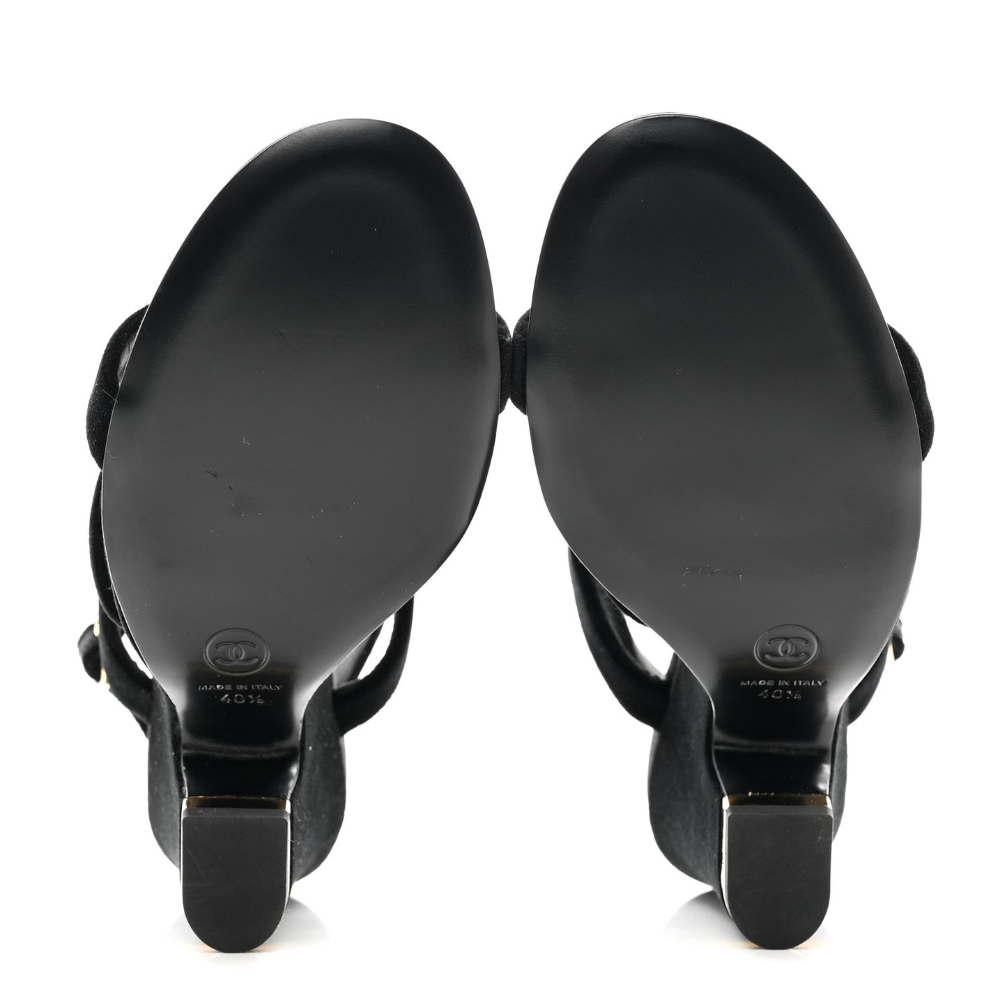 Velvet CC Sandals 40.5 Black