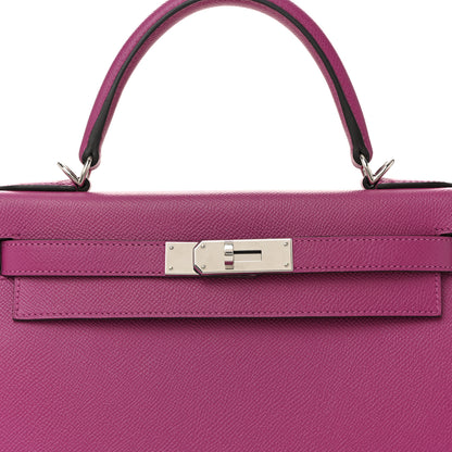 Hermes Epsom Kelly Sellier 28 Rose Pourpre 8 of 15