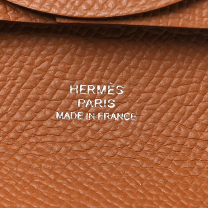 Hermes Epsom Bastia Coin Purse Gold 6 of 7