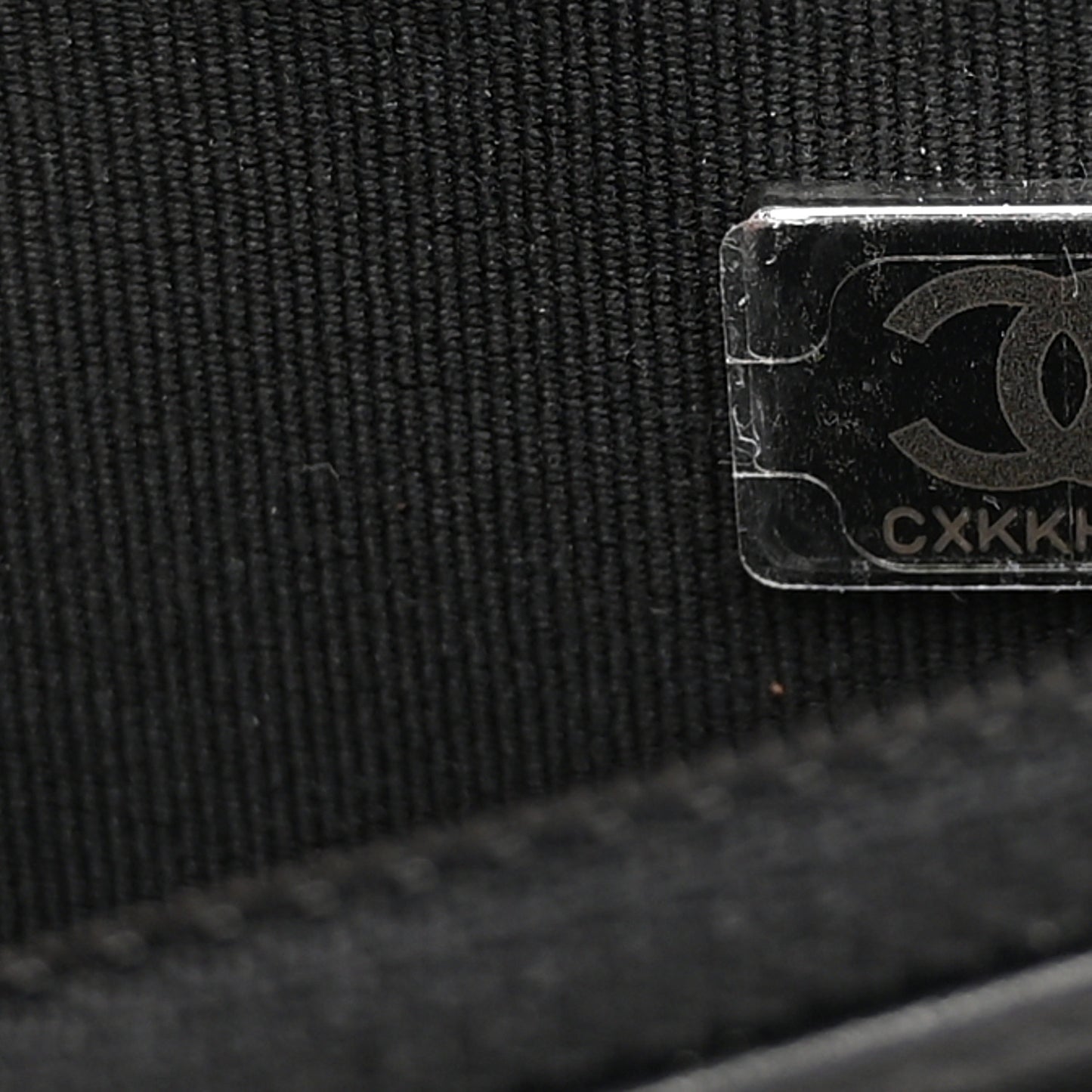 Lambskin Quilted Trendy CC Wallet On Chain WOC So Black