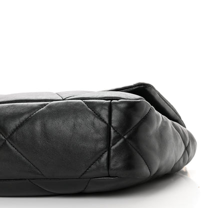 Chanel Lambskin Quilted Medium Chanel 19 Flap Black 10 of 11