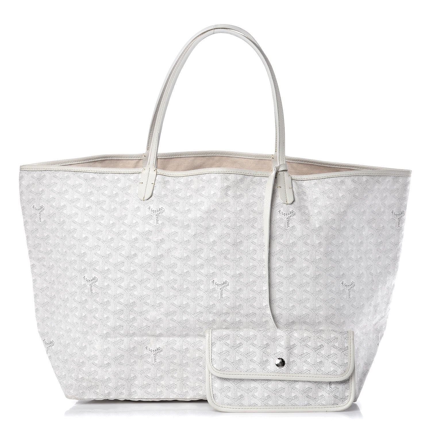 Goyard Goyardine Saint Louis GM White 1 of 9