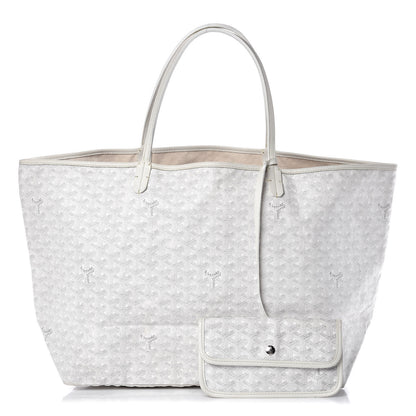Goyard Goyardine Saint Louis GM White 1 of 9
