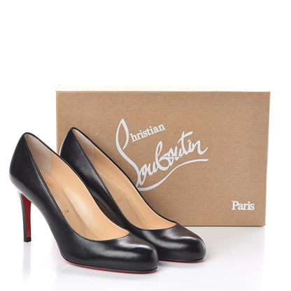 Christian Louboutin Shiny Nappa Simple 85 Pumps 37 Black 7 of 7