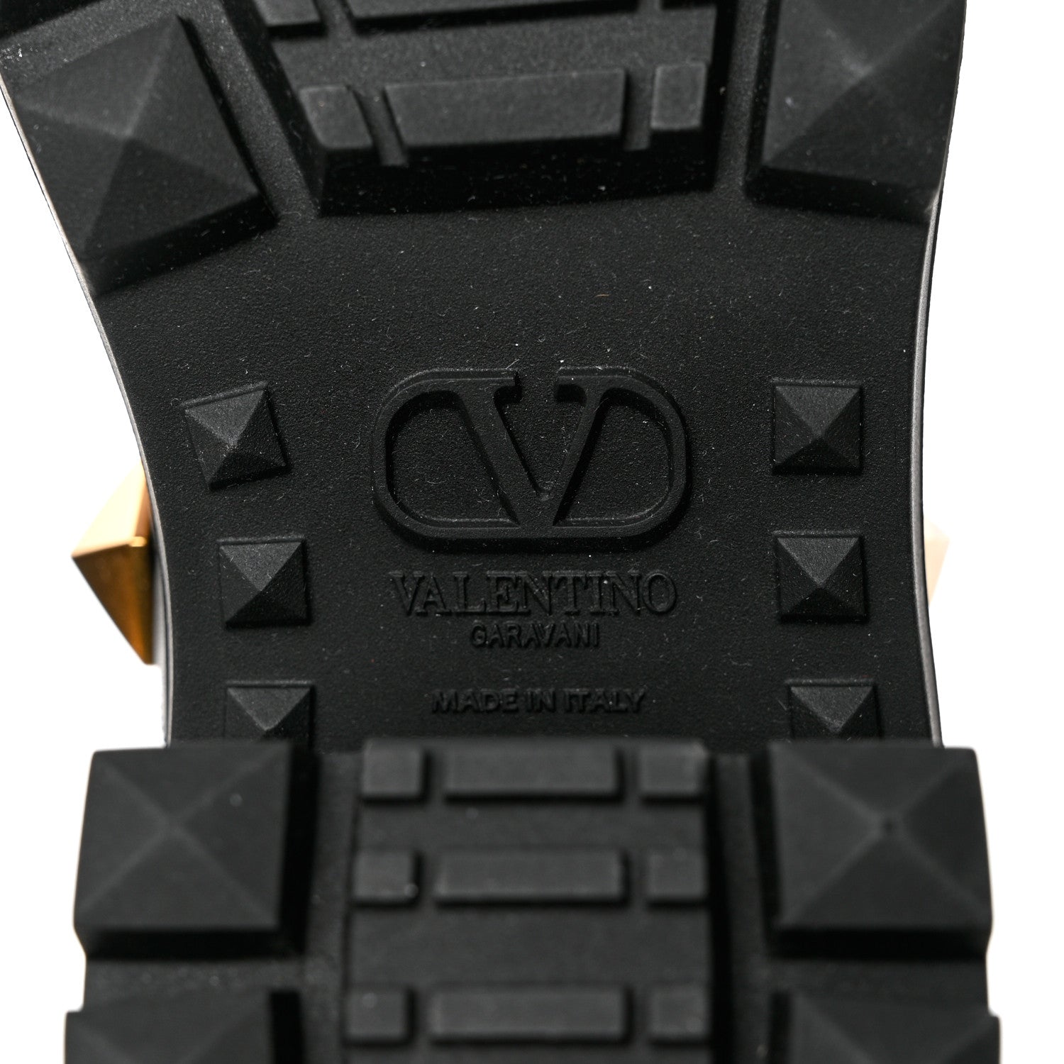 Valentino Garavani Calfskin Roman Stud 20/85mm Combat Boots 36.5 Black 7 of 10