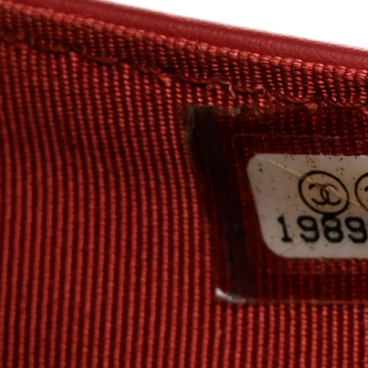Chanel Caviar Quilted Long Flap Wallet Dark Red 8 of 8