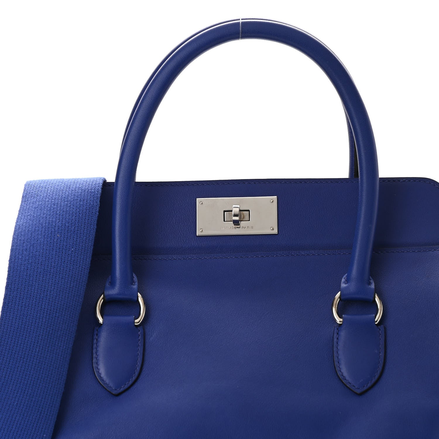 Hermes Swift Toolbox 26 Bleu Electrique 7 of 9