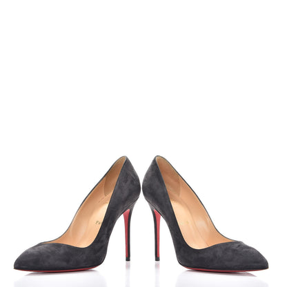 Christian Louboutin Suede Corneille 100 Pumps 38 Grey 5 of 11