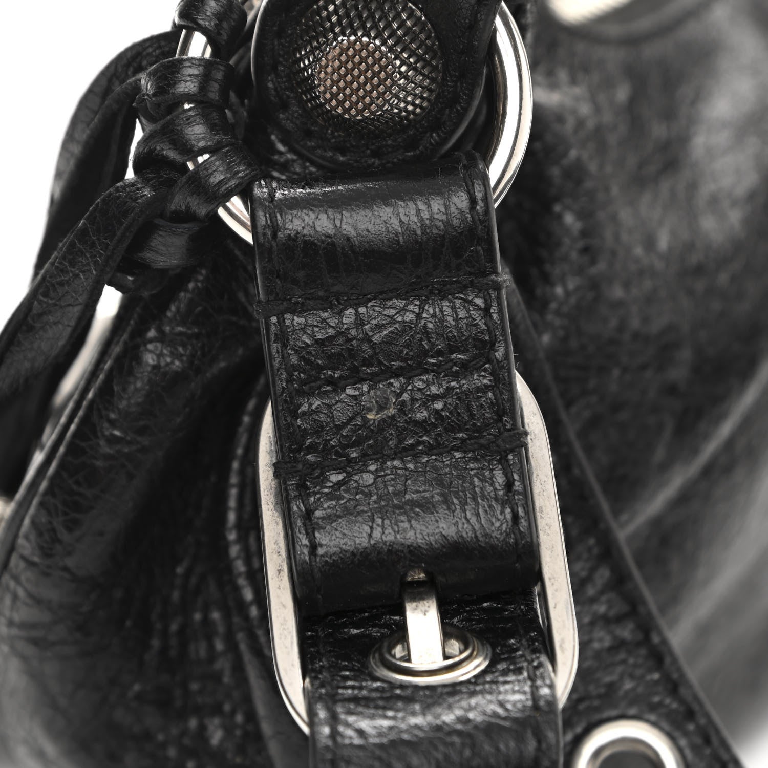 Balenciaga Agneau Arena Le Cagole Shoulder Bag XS Black 12 of 15