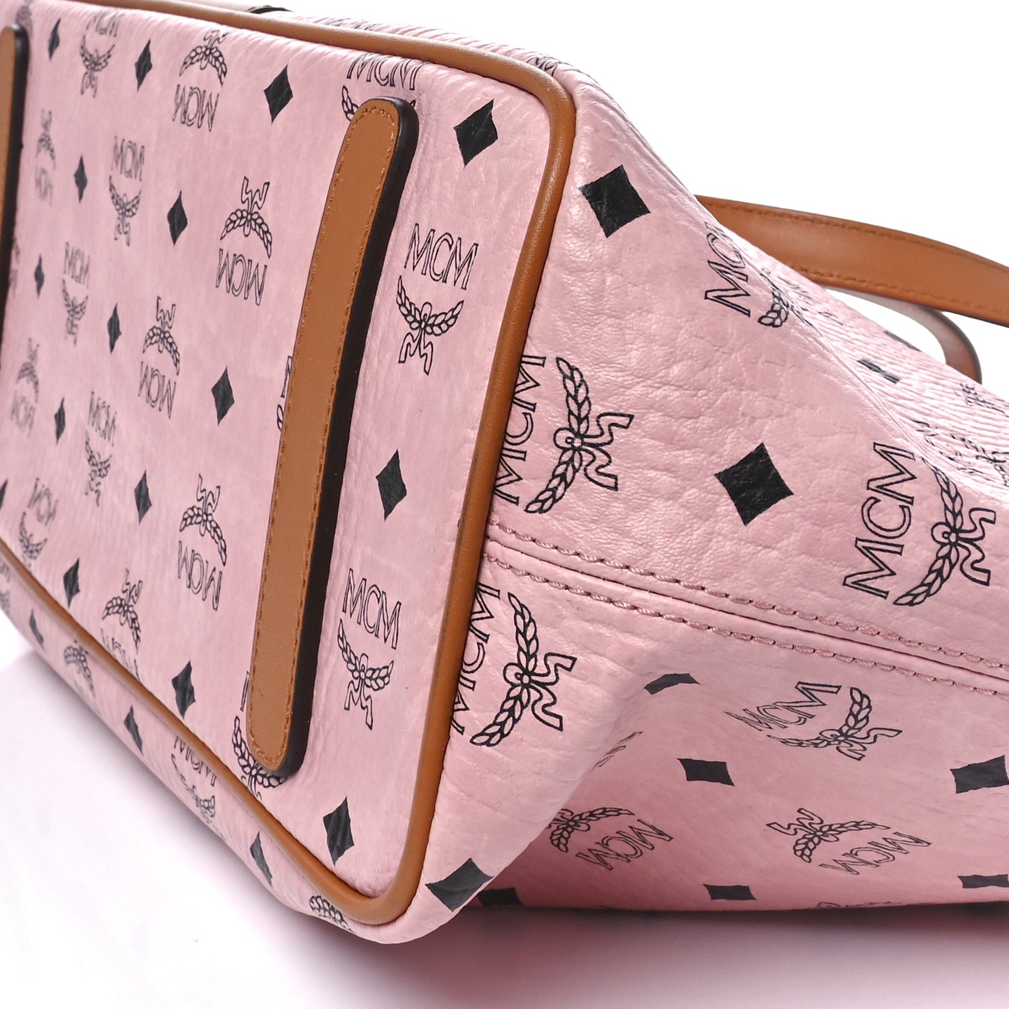 Visetos Medium Anya Zip Top Shopper Tote Soft Pink