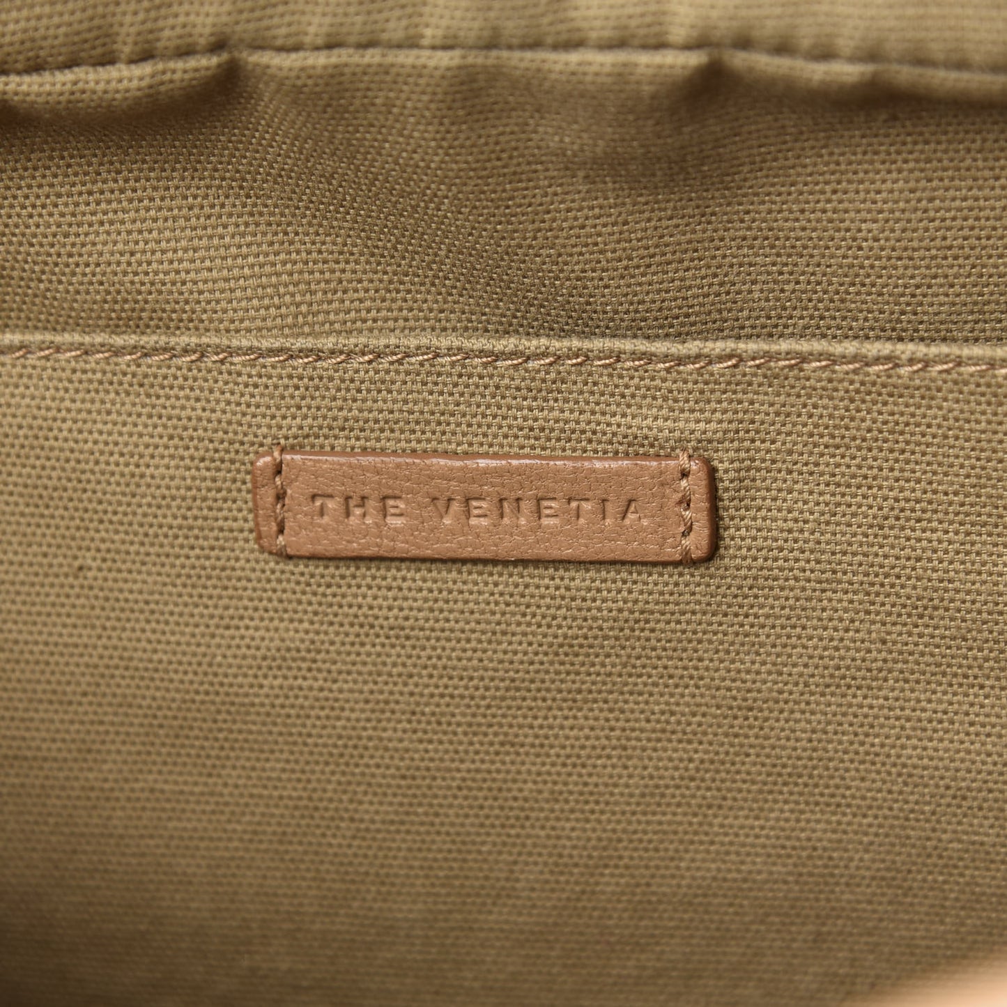 Calfskin Venetia Satchel Tan