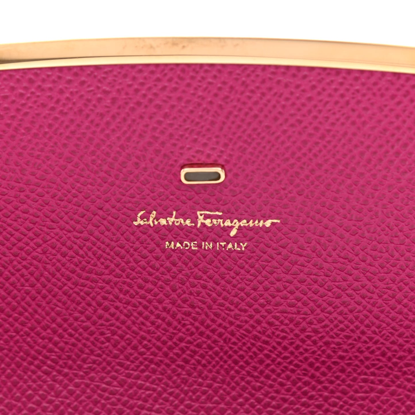 Hammered Calfskin Gancini Mini Bag Pink