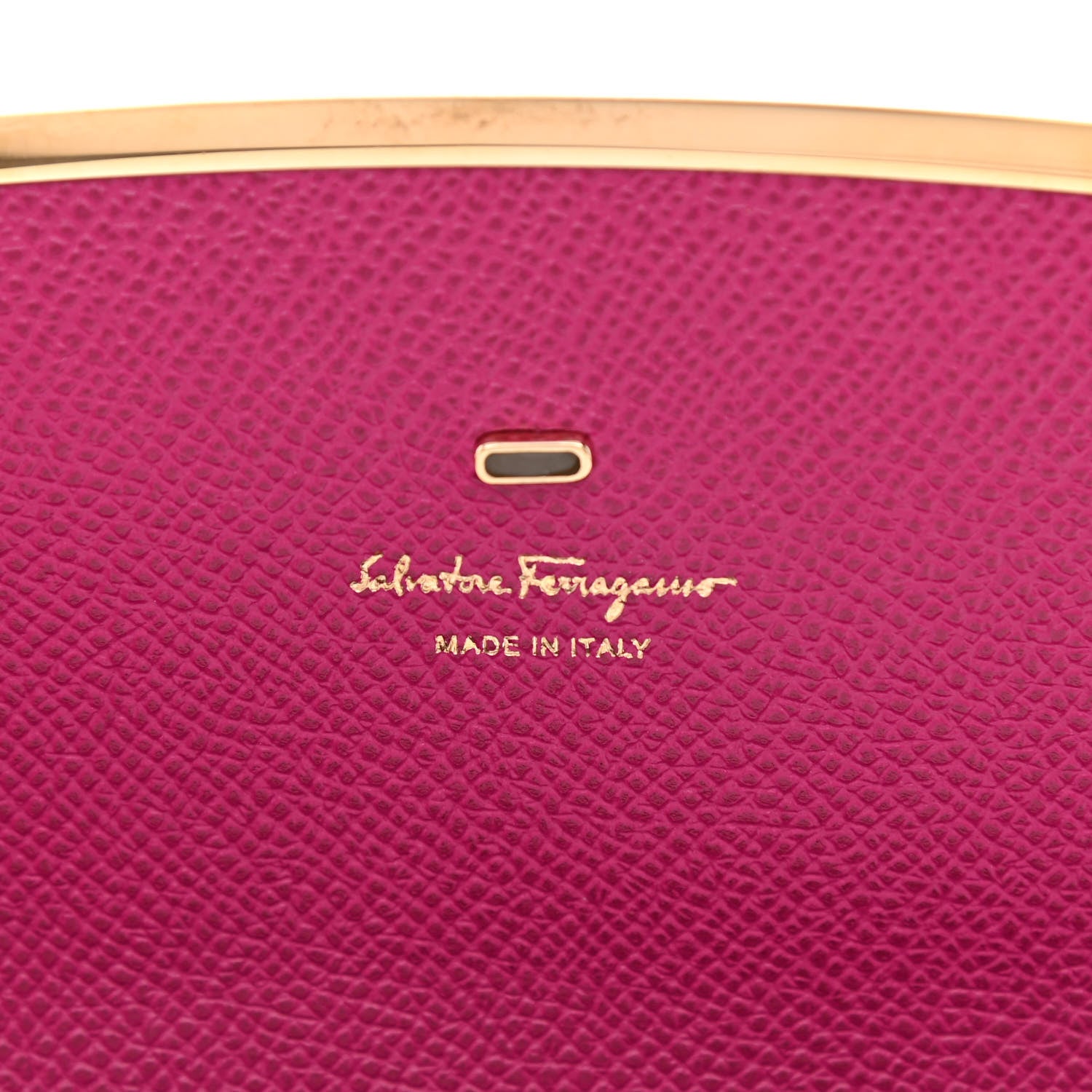 Salvatore Ferragamo Hammered Calfskin Gancini Mini Bag Pink 6 of 11