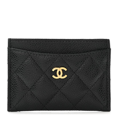 Chanel Caviar Quilted Card Holder Black 1 of 9