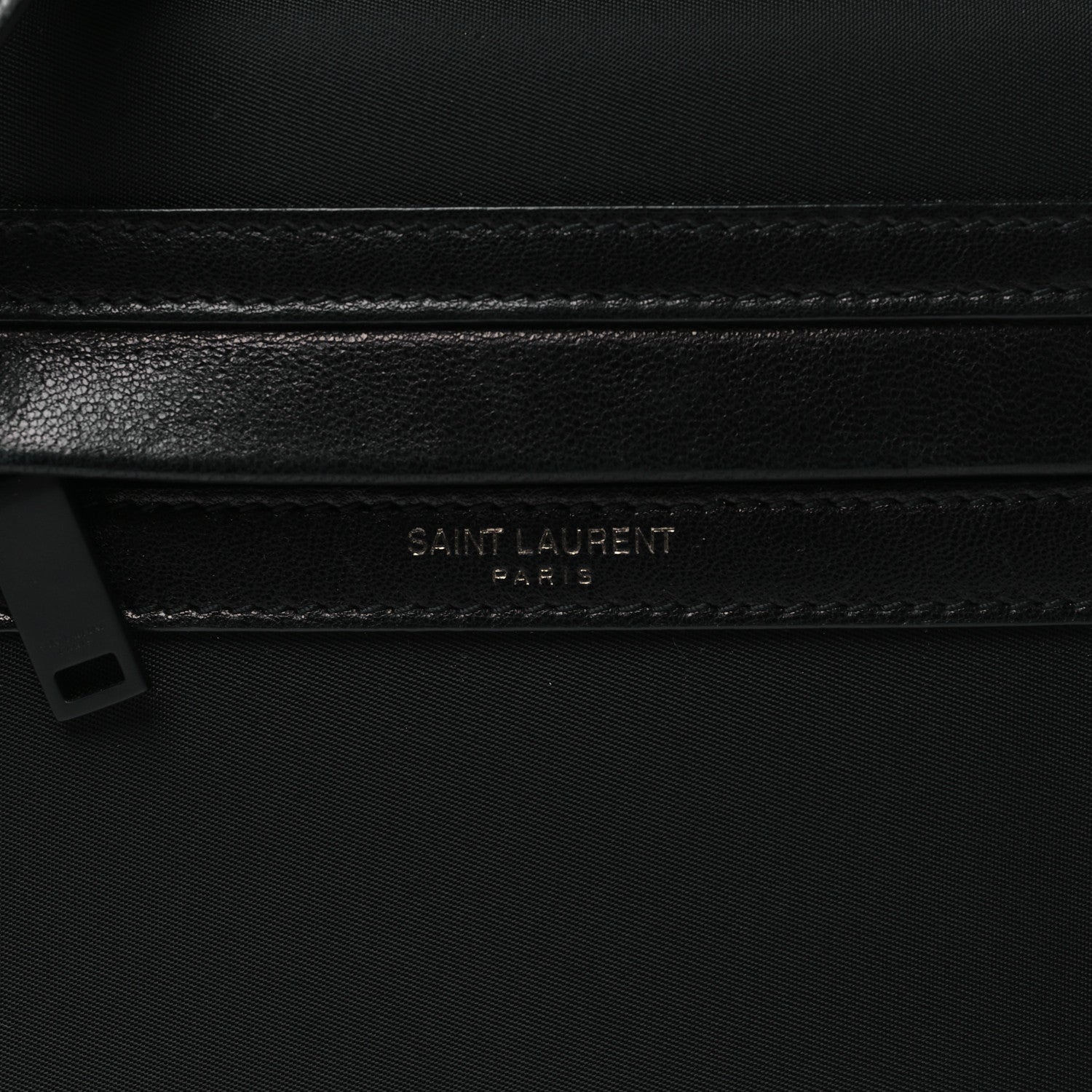 Saint Laurent Lambskin Nylon Small Camp Camera Bag Black 7 of 9