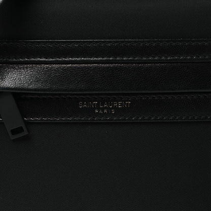 Saint Laurent Lambskin Nylon Small Camp Camera Bag Black 7 of 9