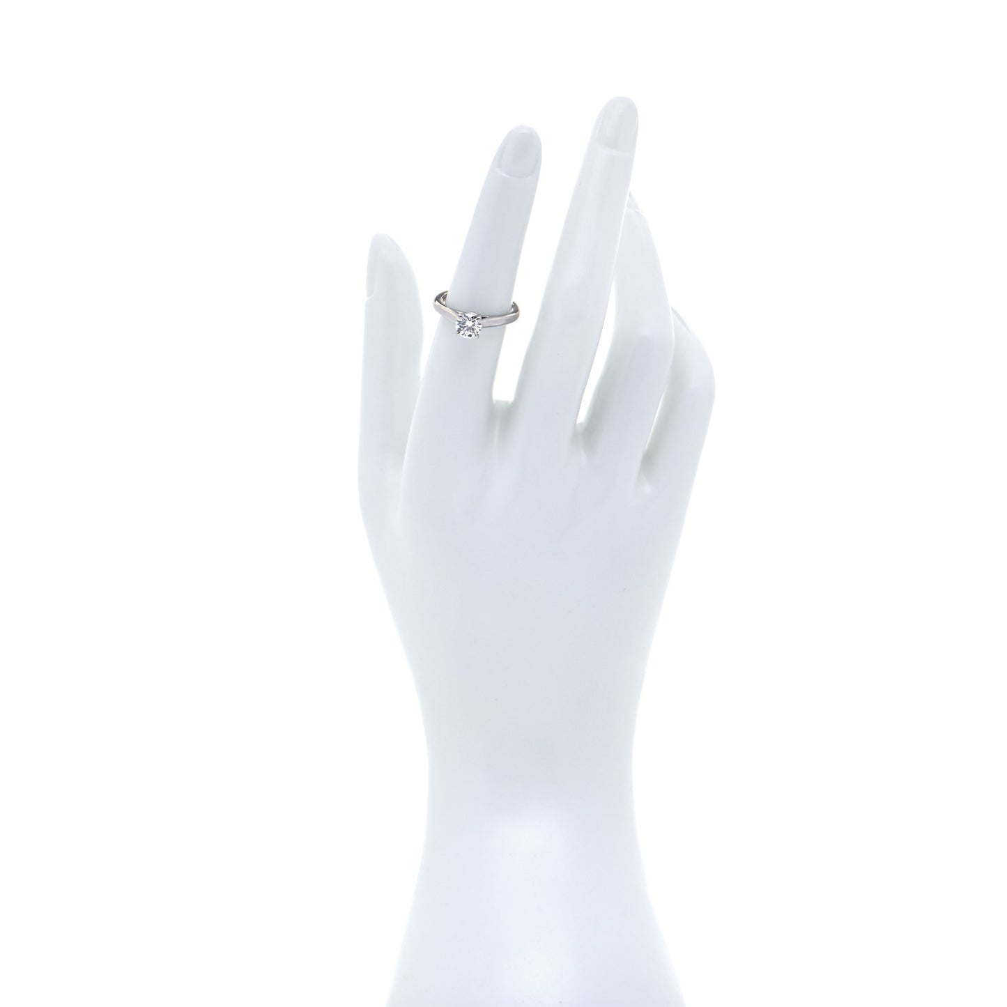 Platinum Diamond .71ct Solitaire 1895 Engagement Ring 52 6