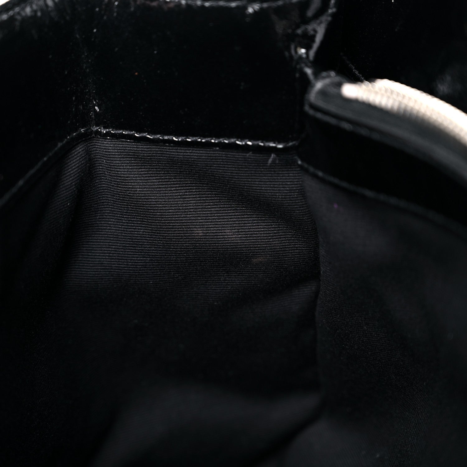 Saint Laurent Patent Y Quilted Monogram Medium Loulou Chain Satchel Black 12 of 17