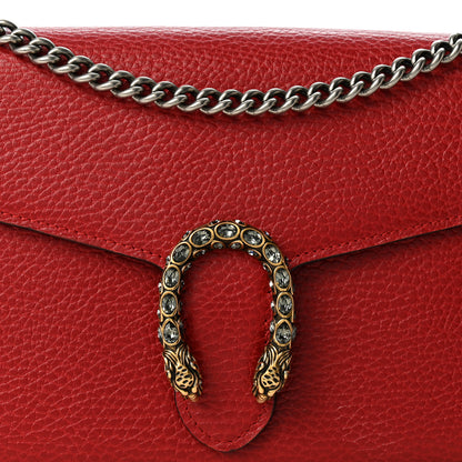 Gucci Calfskin Mini Dionysus Chain Wallet Hibiscus Red 8 of 10