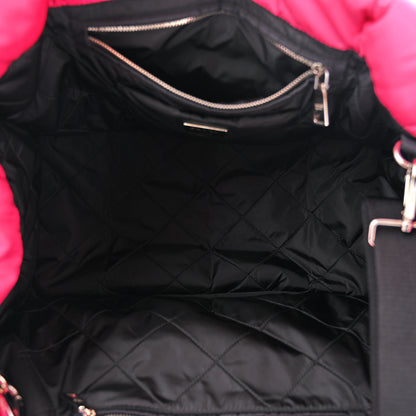 Prada Tessuto Nylon Bomber Tote Fuxia 8 of 19