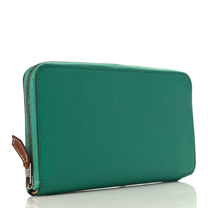 Hermes Epsom Silk'In Wallet Vert Jade 3 of 7