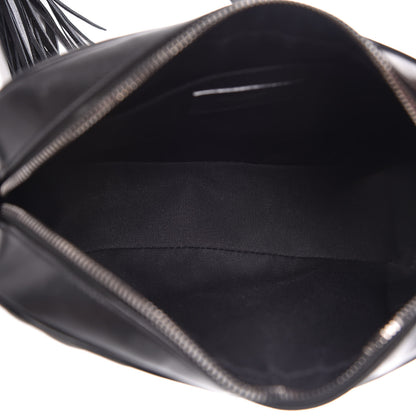 Saint Laurent Calfskin Matelasse Monogram Lou Camera Bag Black 5 of 9
