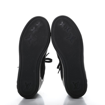 Louis Vuitton Epi Suede Postmark Wedge Sneakers 38 Black 5 of 8