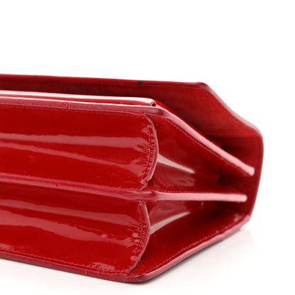 Saint Laurent Patent Small Monogram Sunset Red 11 of 16