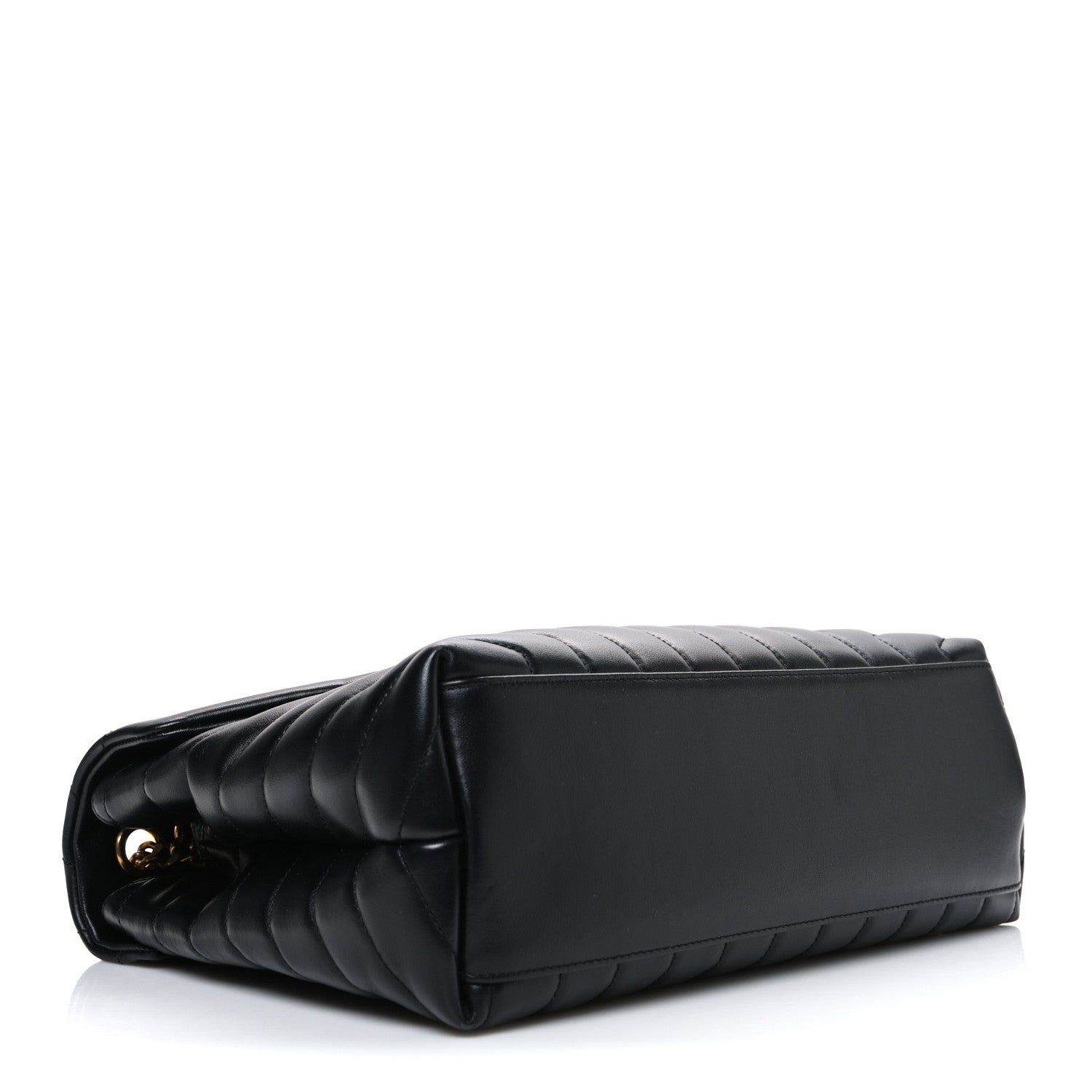 Saint Laurent Calfskin Y Quilted Monogram Medium Loulou Chain Satchel Black 4 of 10