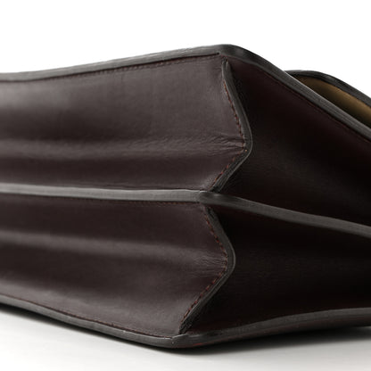 Celine Smooth Calfskin Medium Case Chain Flap Burgundy 10 of 10
