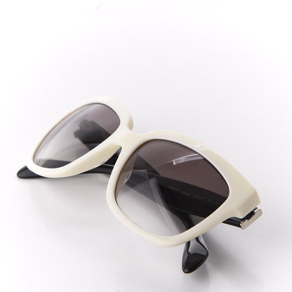Prada Square Sunglasses SPR 07P White Black 9 of 10